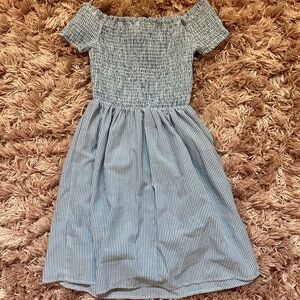 Altard State Blue and White Striped Sundress